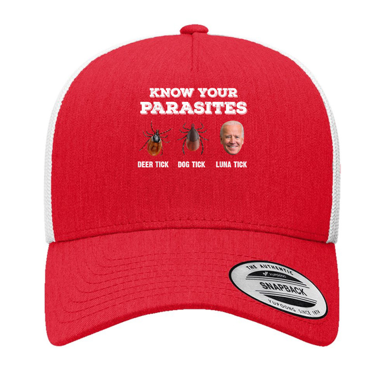 Know Your Parasites   Joe Biden T Shirt Yupoong Trucker Cap by cm-arts | Artistshot