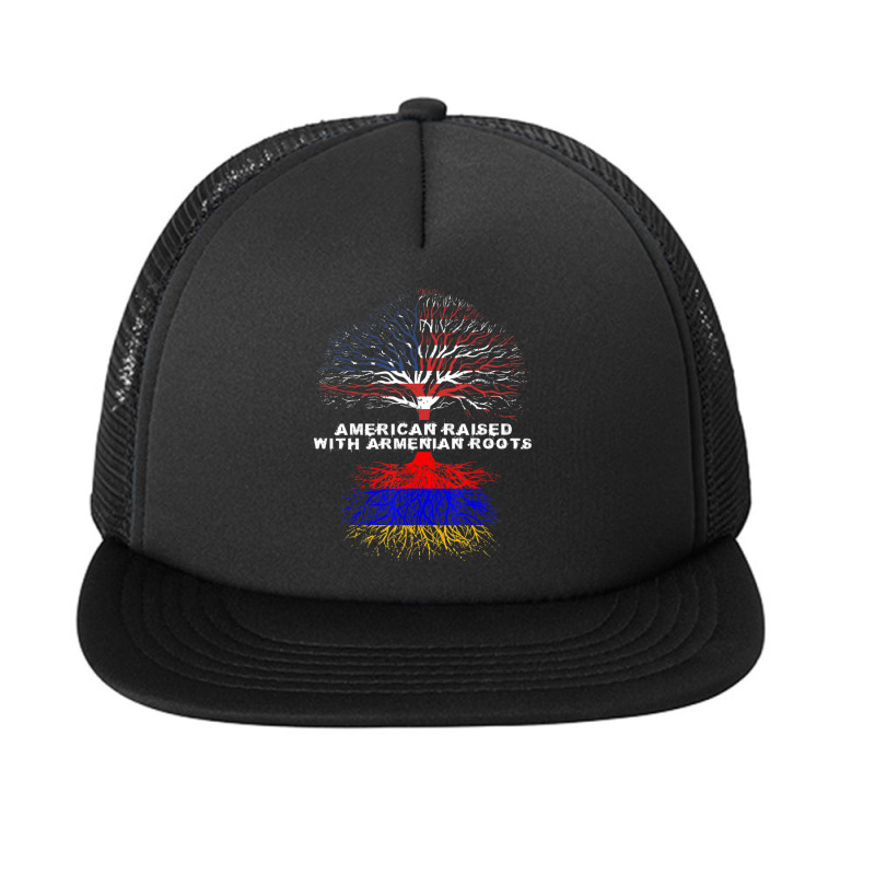 American Raised With Armenian Roots Armenia Foam Snapback hat by cm-arts | Artistshot