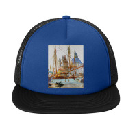 John Singer Sargent The Church Of Santa Maria Della Salute Foam Snapback Hat | Artistshot