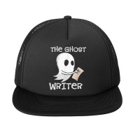 Ghost Writer Ghoul Author Halloween Trick Or Treat Novelist T Shirt Foam Snapback Hat | Artistshot