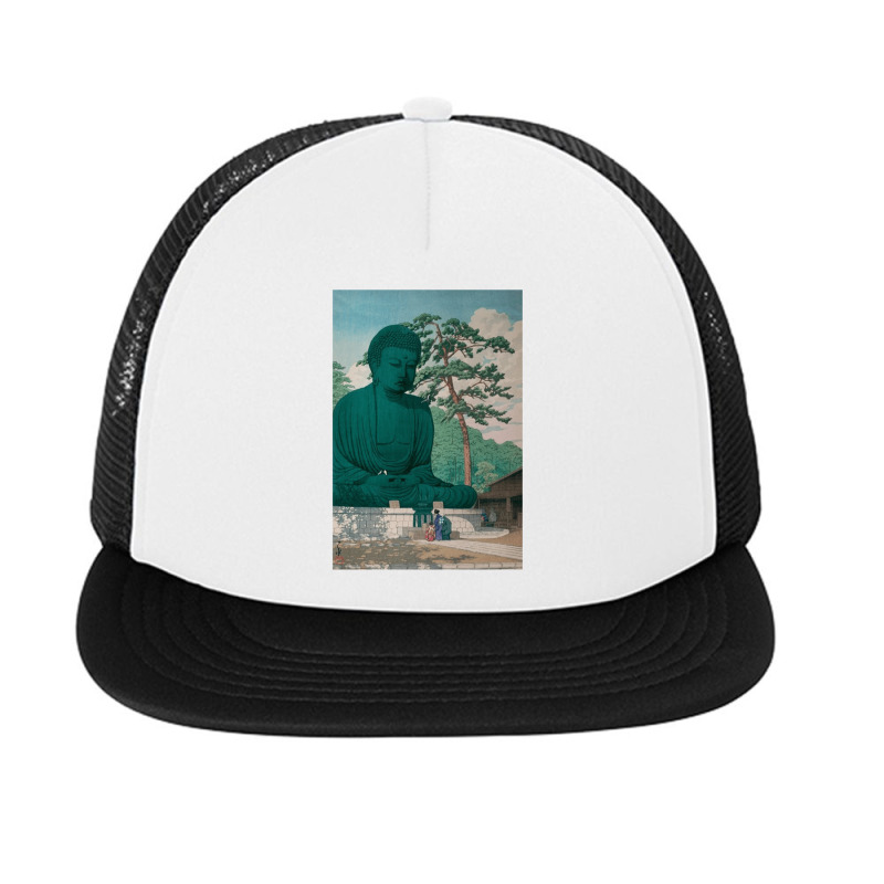 The Great Buddha Of Kamakura, The Great Buddha Of Kamakura Vintage, Th Foam Snapback hat by SHOPPHD88 | Artistshot