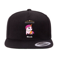 Unicorn Monk Fantasy D20 Tabletop Rpg Roleplaying Gamer 5 Panel Snapback Cap | Artistshot