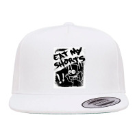 The Simpsons Bart Simpson Eat My Shorts Spray Paint Graffiti Long Slee 5 Panel Snapback Cap | Artistshot