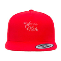 Woman Of Faith Bling Rhinestone Funny Christian Birthday T Shirt 5 Panel Snapback Cap | Artistshot