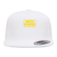 Metaphors Be With You Funny English Teacher Space 5 Panel Snapback Cap | Artistshot