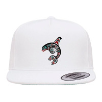 Orca Killer Whale Pacific Alaska Native American Indian Clan 5 Panel Snapback Cap | Artistshot