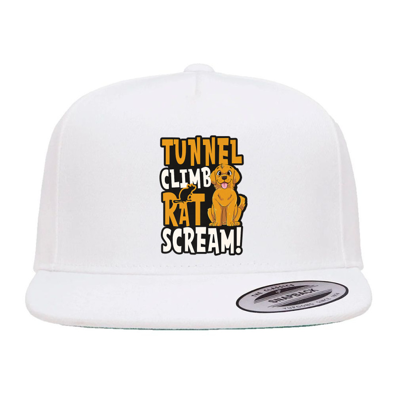 Tunnel Climb Rat Scream Design Barn Hunt Premium T Shirt 5 panel snapback cap by cm-arts | Artistshot