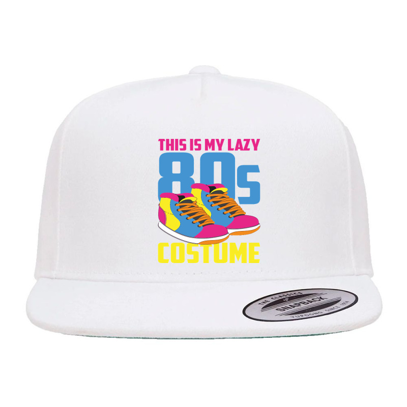 Retro 80s Lover Theme Party Lazy Costume Funny 80s 5 Panel Snapback Cap | Artistshot