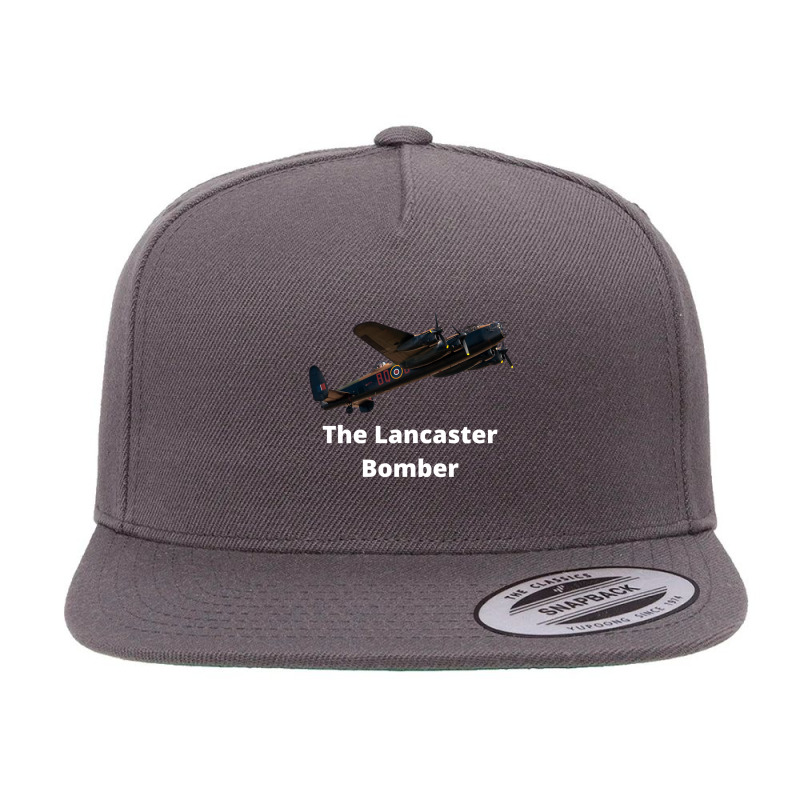 Lancaster Bomber, Ww2 Aircraft, 5 Panel Snapback Cap | Artistshot