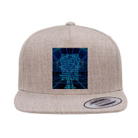 The Grid 5 Panel Snapback Cap | Artistshot