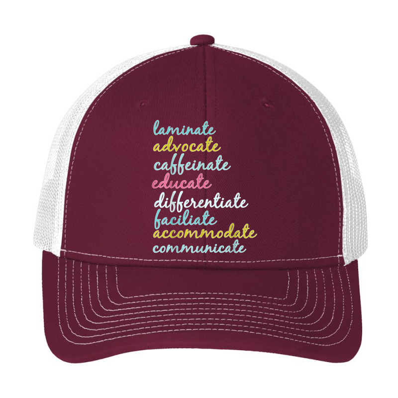 Special Education Teacher Laminate Advocate Caffeinate T Shirt Pa Trucker Cap by cm-arts | Artistshot