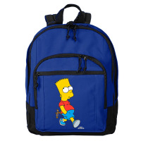 The Simpsons Bart Simpson With Slingshot Premium T Shirt Basic Backpack | Artistshot