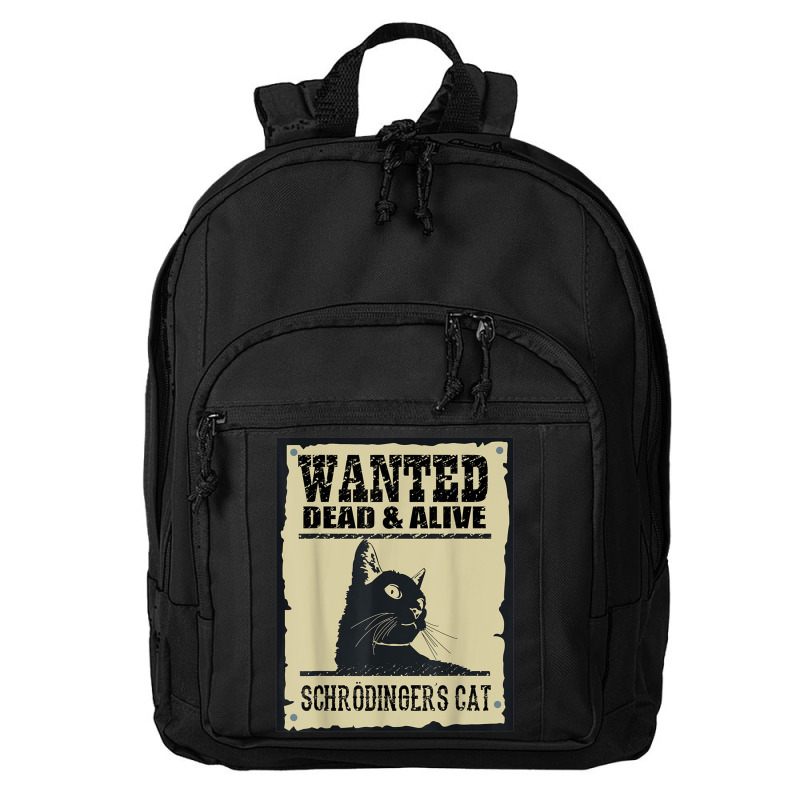 Wanted Dead Or Alive Schrodinger_s Cat Basic Backpack by cm-arts | Artistshot