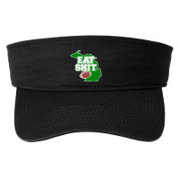 Eat Shit Michigan State Fashion Visor | Artistshot