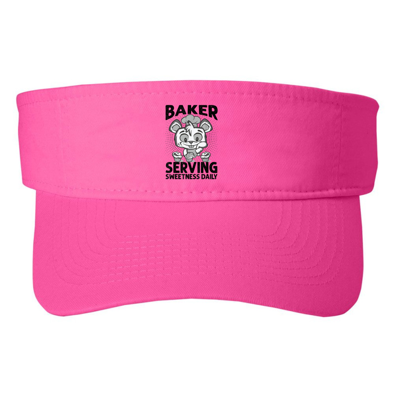 Baker Serving Sweetness Daily   Cakes   Funny   Baking Fashion Visor | Artistshot