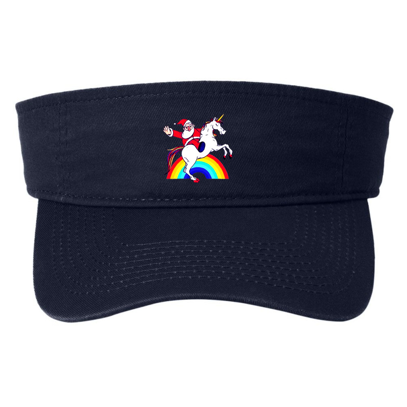 Santa Unicorn Fashion Visor by cm-arts | Artistshot