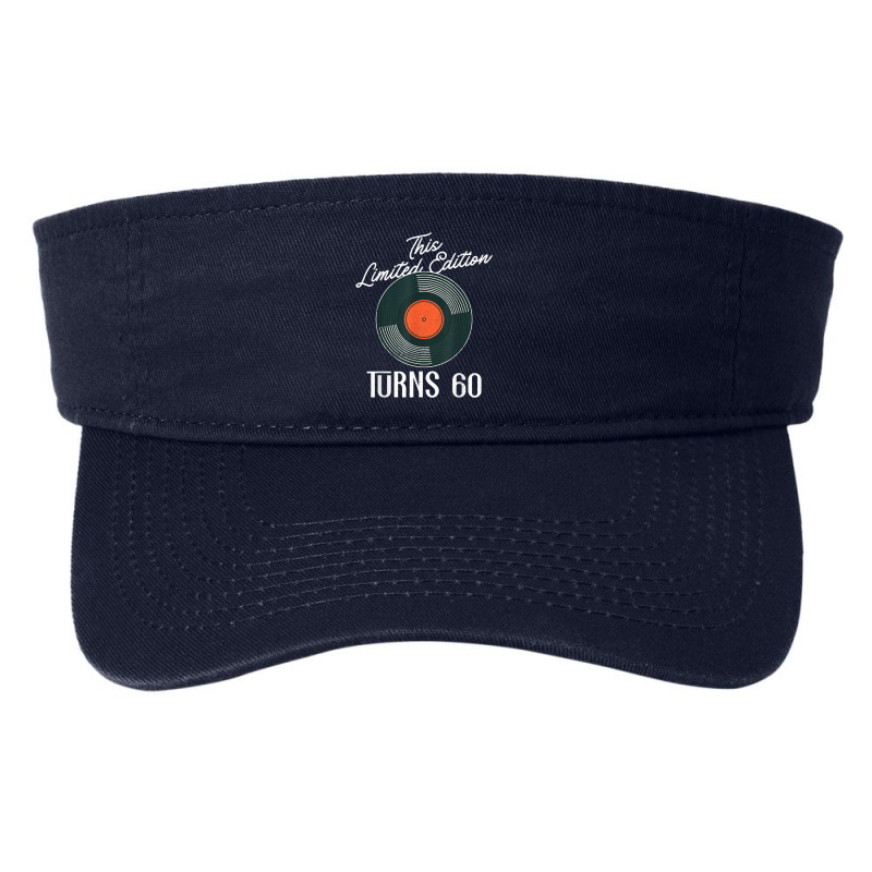 This Limited Edition Turns 60   Vinyl Records 60th Birthday Fashion Visor by Deluxe | Artistshot