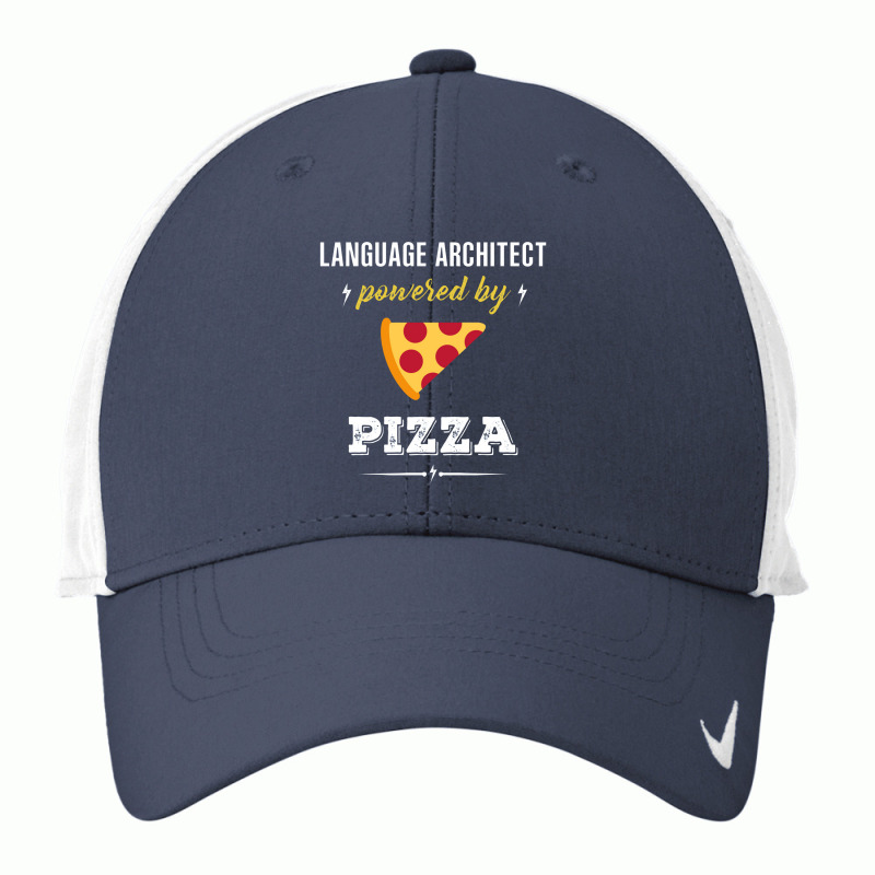 Language Architect Powered By Pizza Funny Gift Nike Dri-FIT Cap by cm-arts | Artistshot