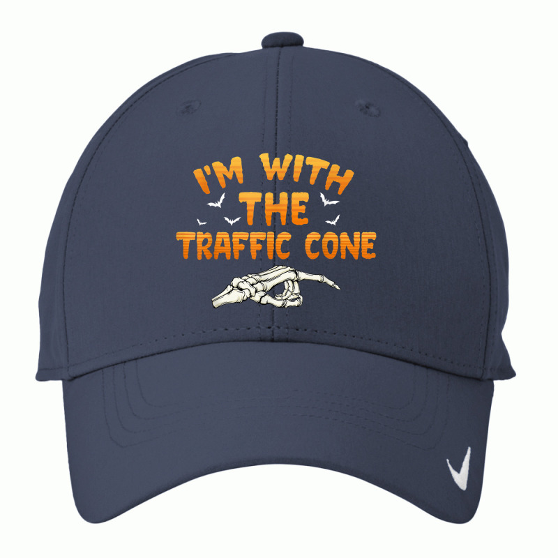 I'm With The Traffic Cone Halloween Couples Costume Womens Nike Dri-FIT Cap by Fashaza | Artistshot