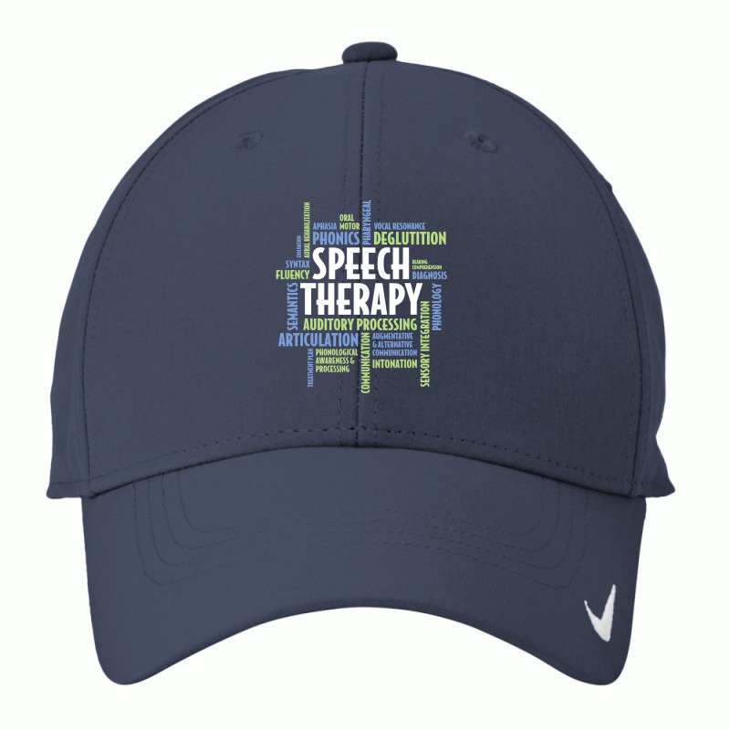 Speech Therapist Slp Language Pathologist Speech Therapy Nike Dri-FIT Cap by trokeryth | Artistshot