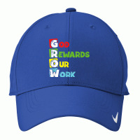 Grow God Rewards Our Work Christian Nike Dri-fit Cap | Artistshot