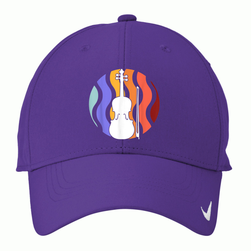 Retro Vintage Violin Musical Instrument For Violinist Nike Dri-FIT Cap by Deluxe | Artistshot