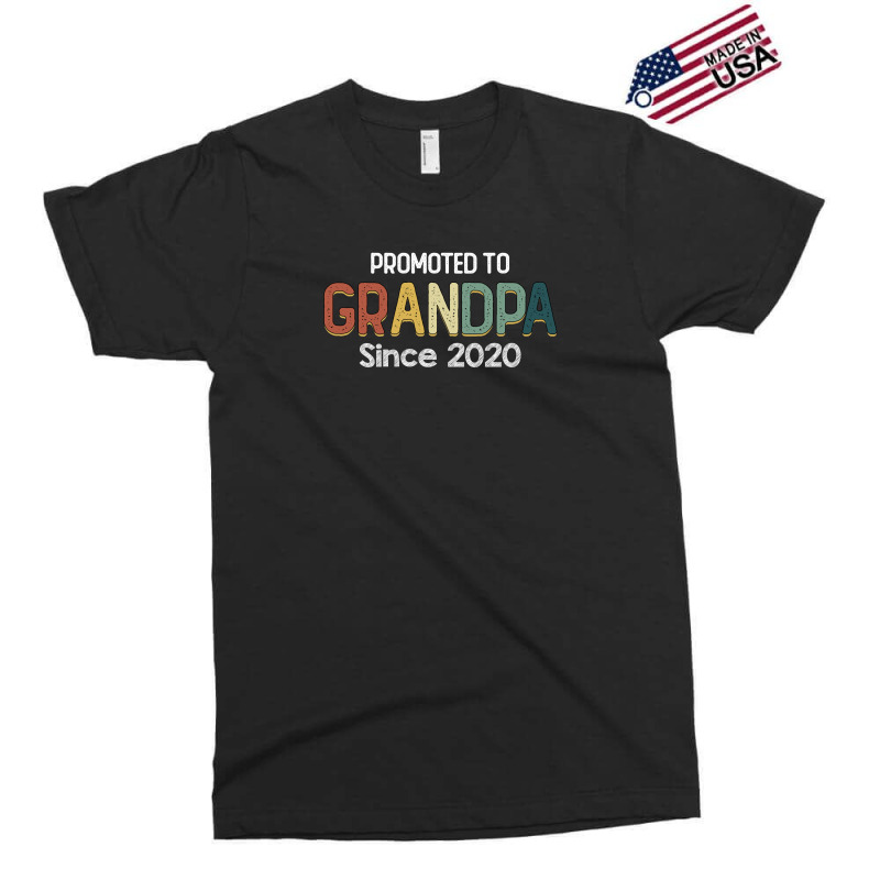 Promoted To Grandpa Since 2020 For Dark Exclusive T-shirt by autlu2024 | Artistshot