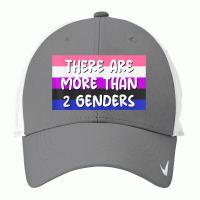 There Are More Than 2 Genders Genderfluid Flag Omnisexual Nike Dri-fit Cap | Artistshot