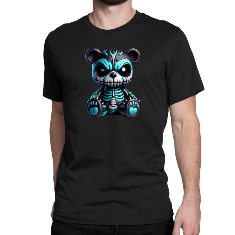 Teddy Bear Skull Funny Scary Classic T-shirt by risedesignid | Artistshot