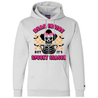 Dead Inside But It's Spooky Season Champion Hoodie | Artistshot