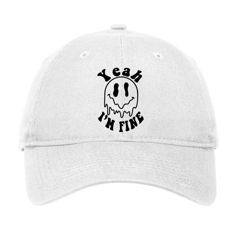 Yeah I'm Fine Adjustable Cap | Artistshot