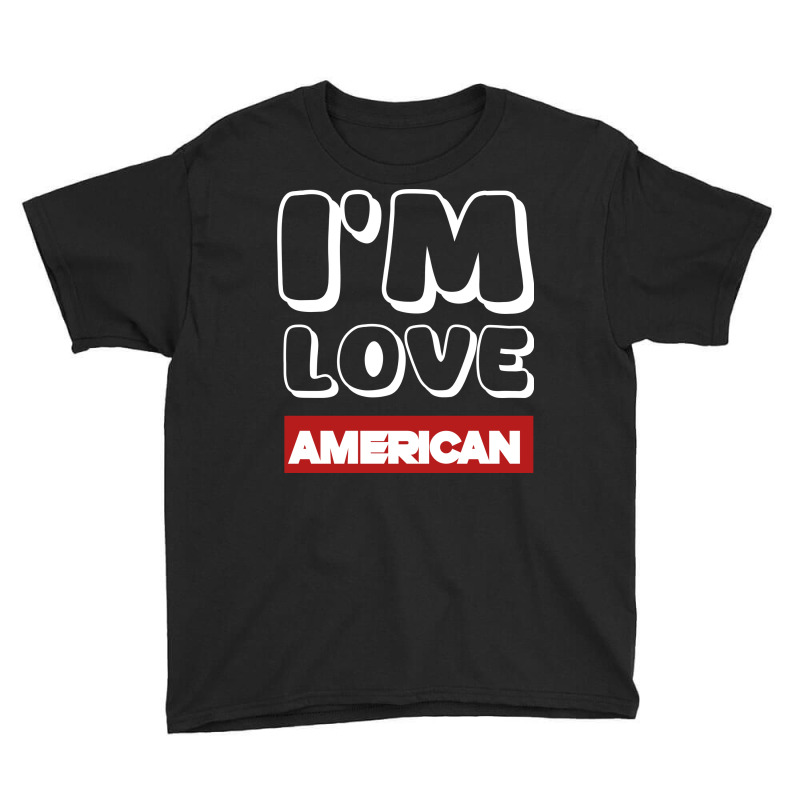 I Love American Youth Tee by Ali | Artistshot