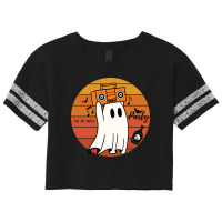 Halloween Party You Are Invited Retro Funny Ghost Scorecard Crop Tee | Artistshot