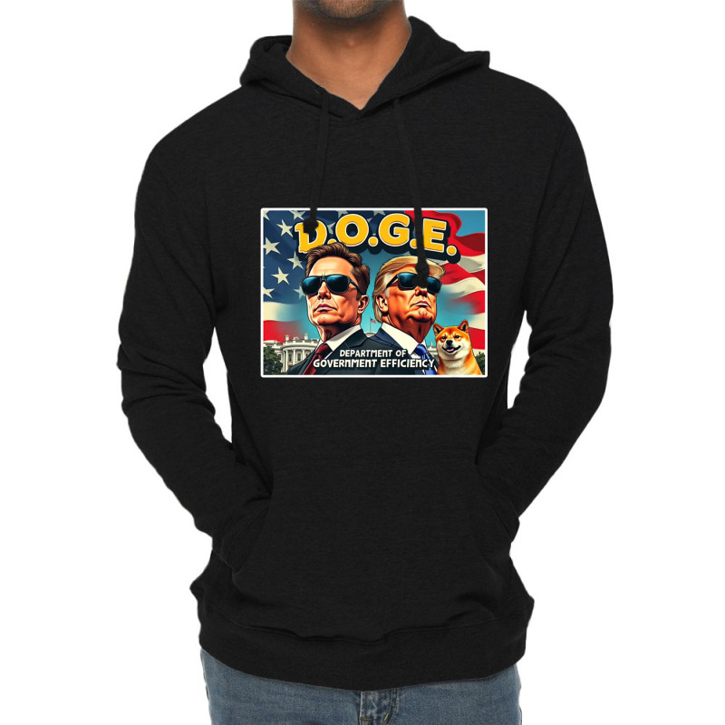 Funny Political Meme Dept Of Government Efficiency Lightweight Hoodie by ERNESTO GUANCIA | Artistshot