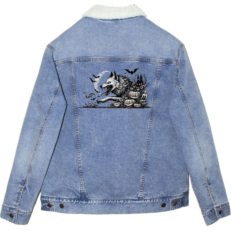 Halloween Day Unisex Sherpa-lined Denim Jacket | Artistshot