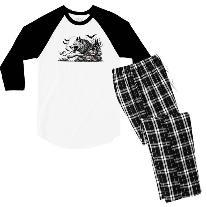 Halloween Day Men's 3/4 Sleeve Pajama Set | Artistshot