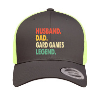 Husband Dad Gard Games Legend Retro Trucker Cap | Artistshot