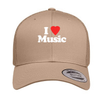 I Love Music   Funny Saying Sarcastic Novelty Musician Music T Shirt Retro Trucker Cap | Artistshot