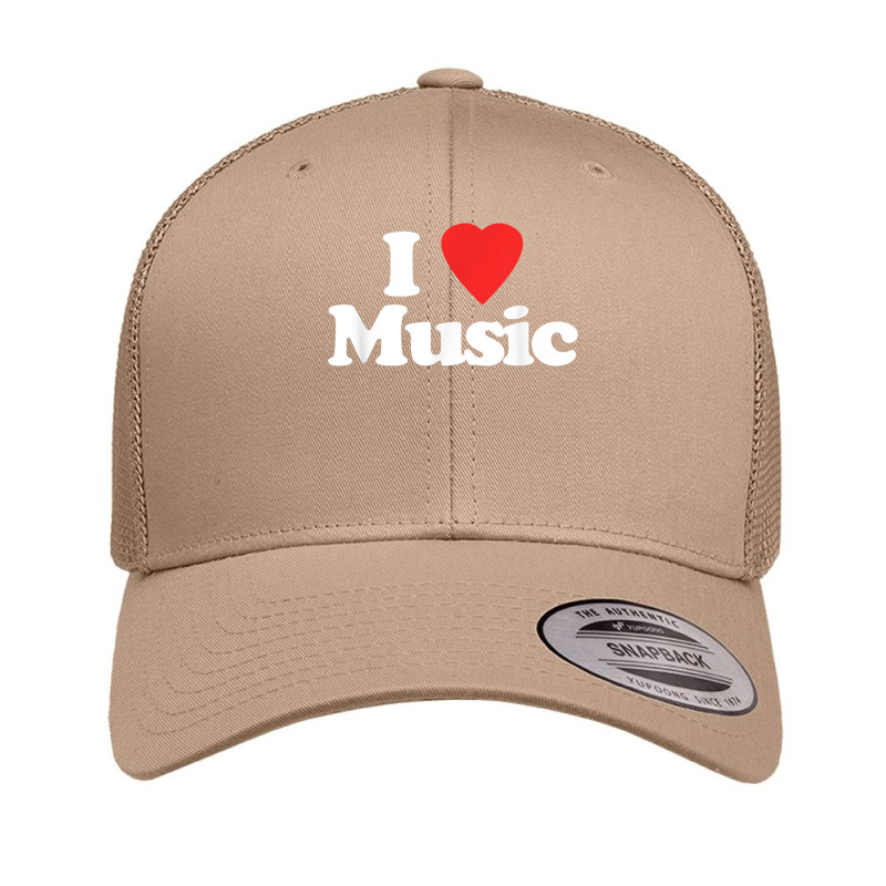 I Love Music   Funny Saying Sarcastic Novelty Musician Music T Shirt Retro Trucker Cap by cm-arts | Artistshot