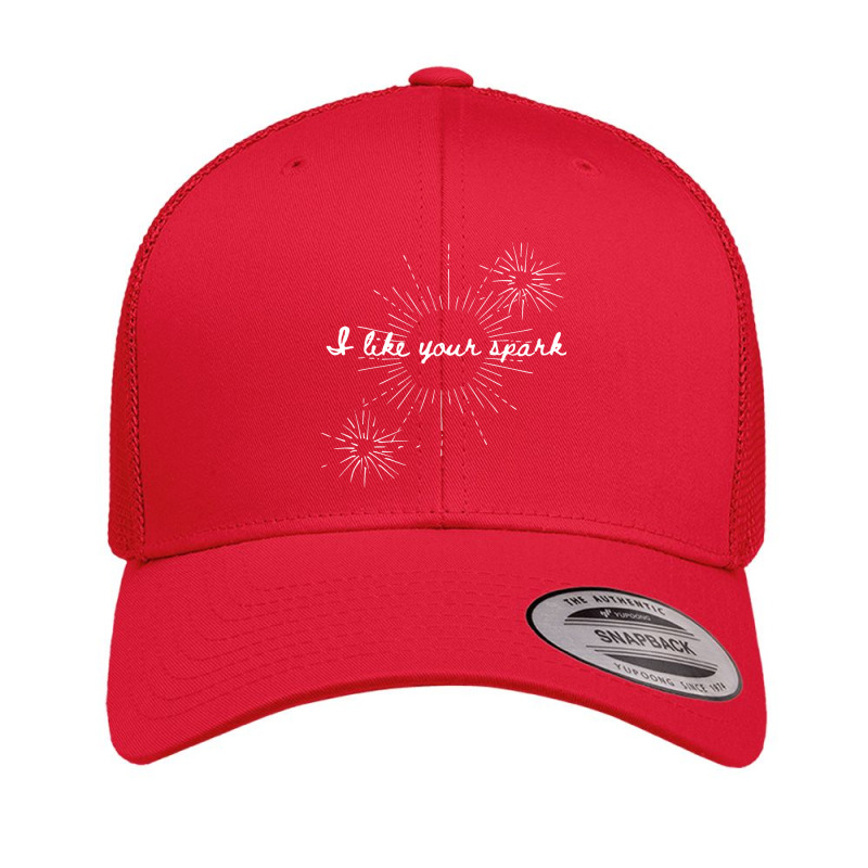 I Like Your Spark In White  Howls Moving Castle Retro Trucker Cap by cm-arts | Artistshot