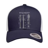 Superheavy Starship Sn15 Tshirt Starship To The Mars Mission T Shirt Retro Trucker Cap | Artistshot