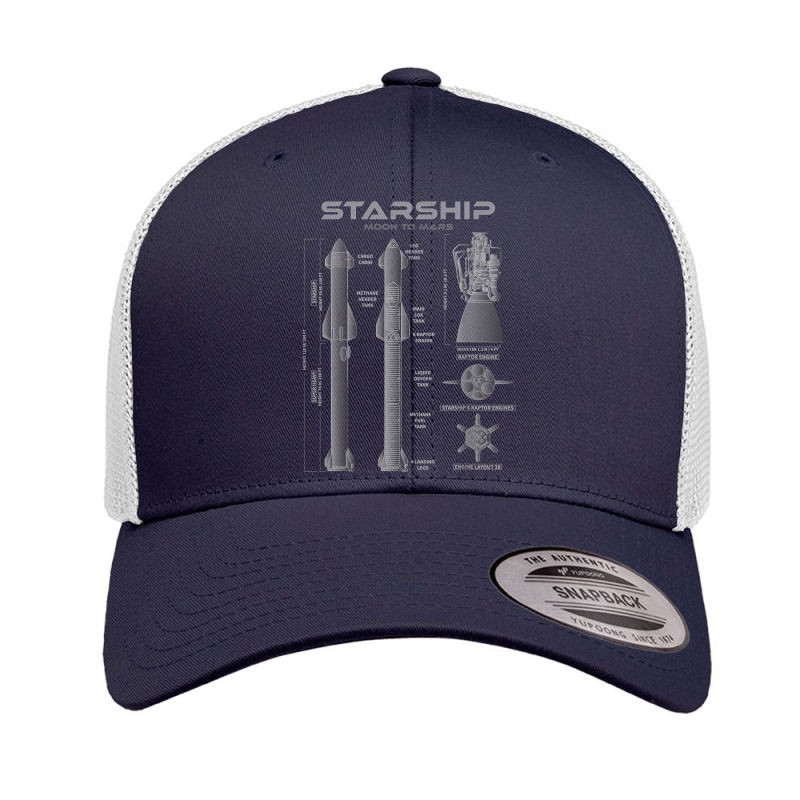 Superheavy Starship Sn15 Tshirt Starship To The Mars Mission T Shirt Retro Trucker Cap by cm-arts | Artistshot