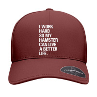 I Work Hard So My Hamster Hamsters Owners Seamless Cap | Artistshot