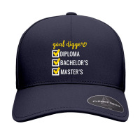 Goal Digger Inspirational Quotes Master's Degree Graduation Seamless Cap | Artistshot