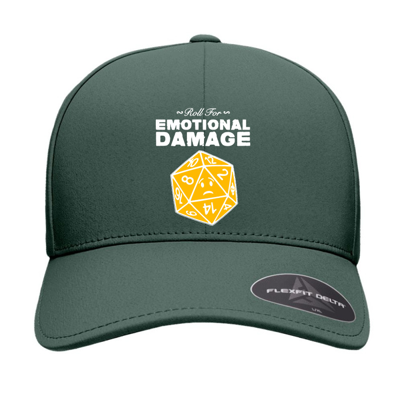 Roll For Emotional Damage Seamless Cap by Saprol Tees | Artistshot