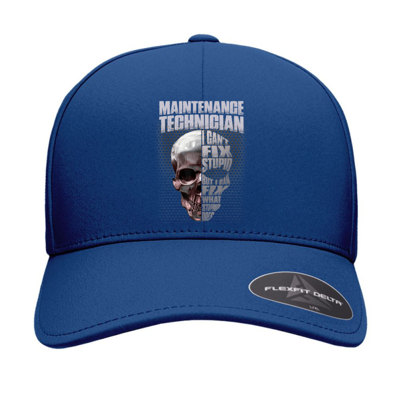 Mens Maintenance Technician I Can't Fix Stupid Seamless Cap by cm-arts | Artistshot