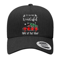 It's The Most Wonderful Time Of The Year Christmas Red Truck Yupoong Trucker Cap | Artistshot