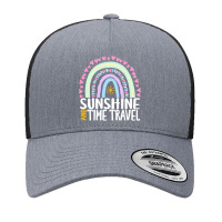 Sunshine And Time Travel Cute Rainbow Graphic For Womens Kids Girls Yupoong Trucker Cap | Artistshot