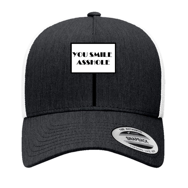 Halsey - Nightmare _quot_you Smile, Asshole._quot_ Yupoong Trucker Cap by PAULMYERS | Artistshot