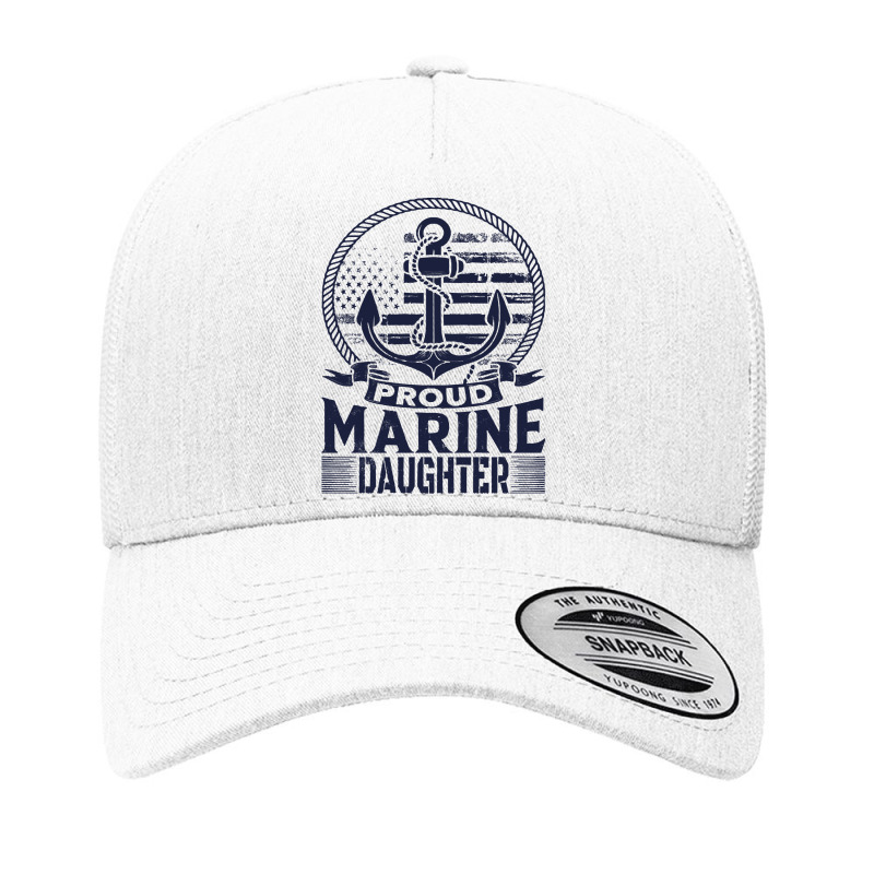 Marine Daughter Proud Marine Daughter United States Of America Militar Yupoong Trucker Cap by huggingbrilliant | Artistshot